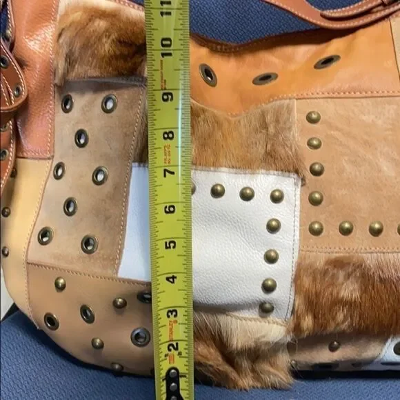 ‎Leather and Real Fur Purse - Picture 4 of 6